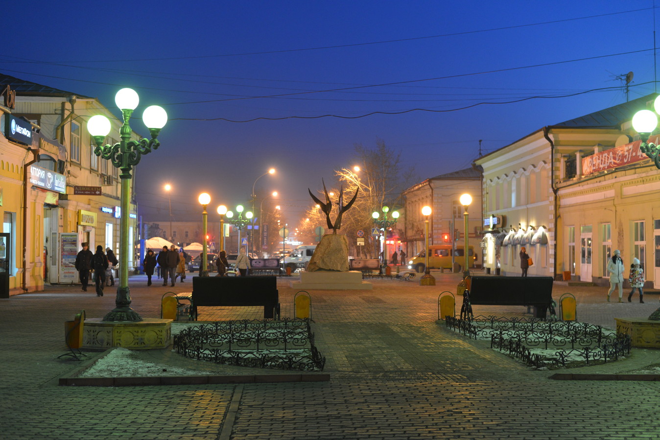 Центральная улица Улан-Удэ